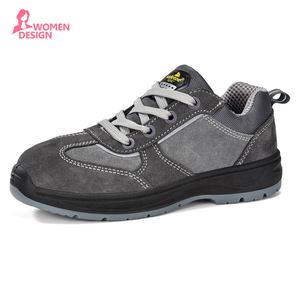 Safetoe Breathable Leather Steel Toe Safety Shoes for Women