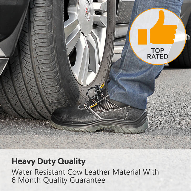 Safetoe Women Steel Toe Safety Shoes Metatarsal Guard