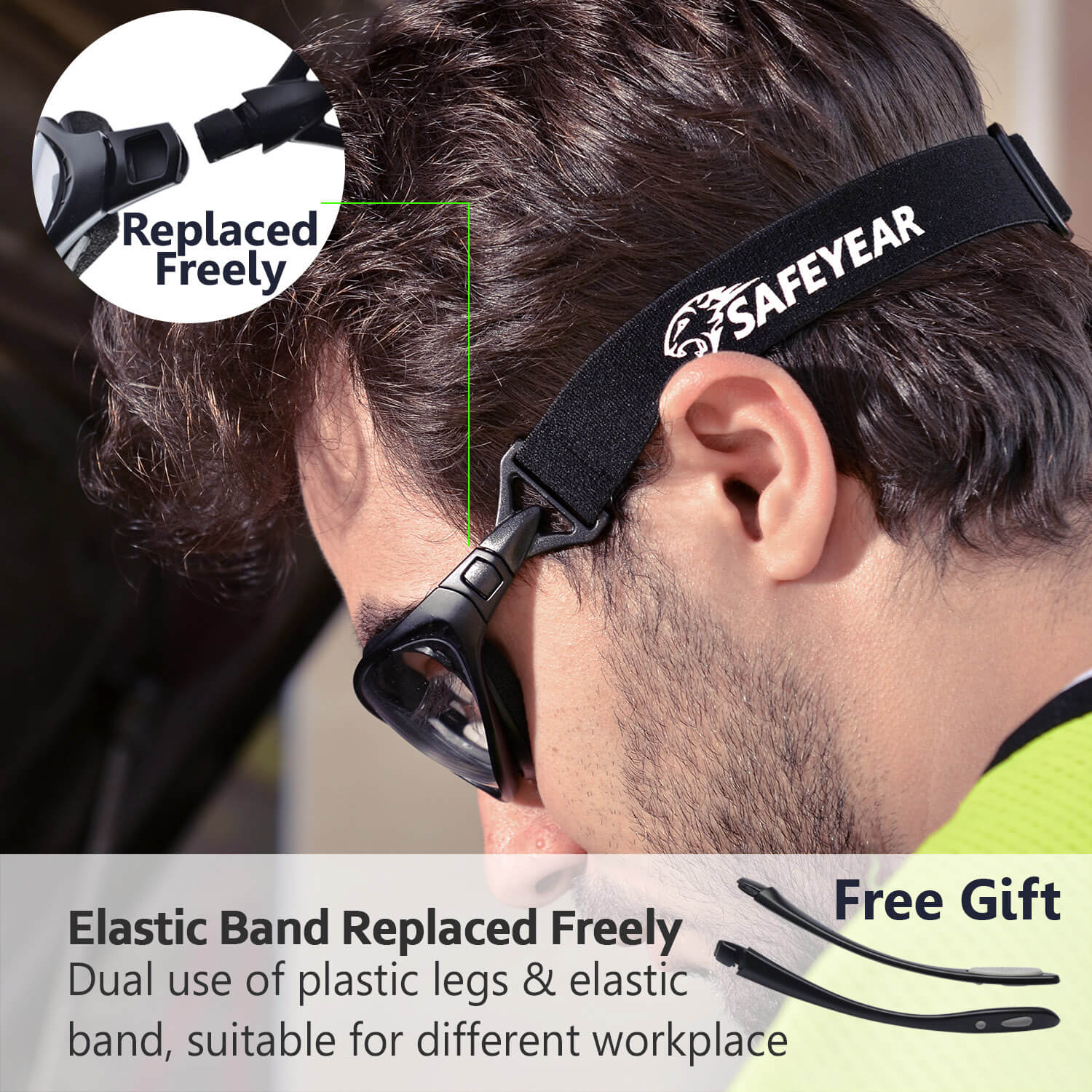 Safeyear Anti Fog Z87 Safety Glasses Goggles for Men & Women