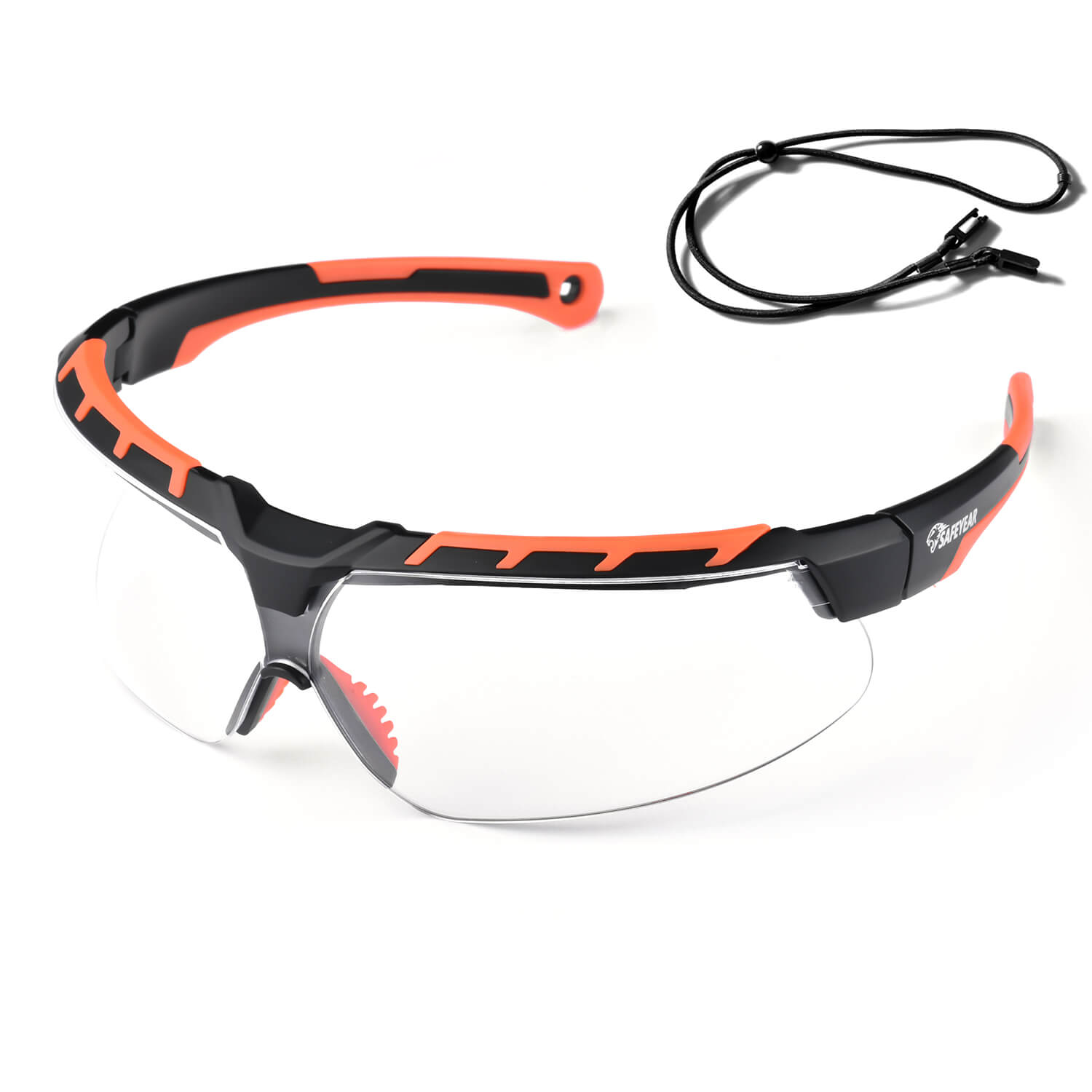 Safeyear Anti-Fog & Lightweight Safety Glasses Super Clear Lens