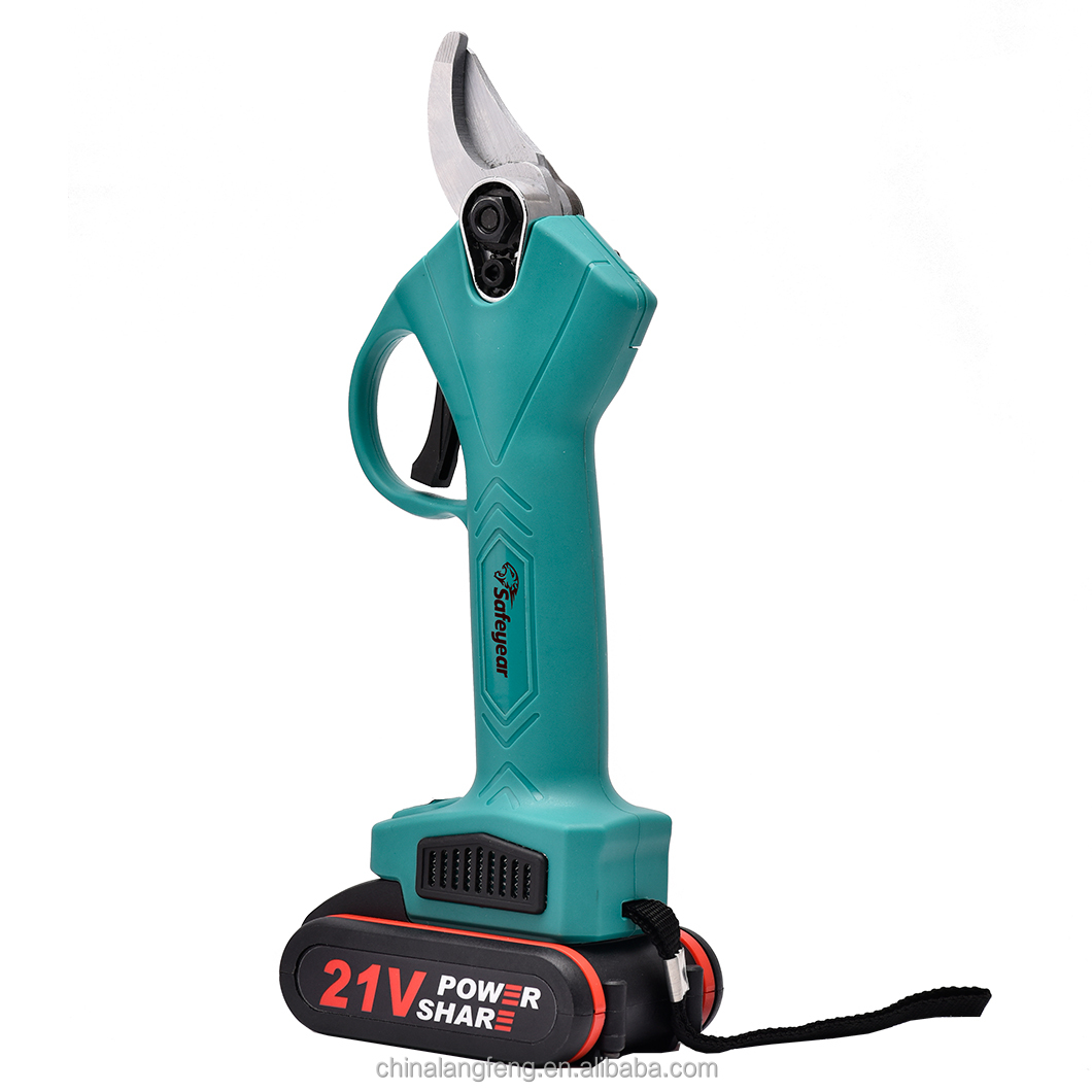 SAFEYEAR 45MM Cordless Pruners Scissor Cutter with Dual Battery Kit