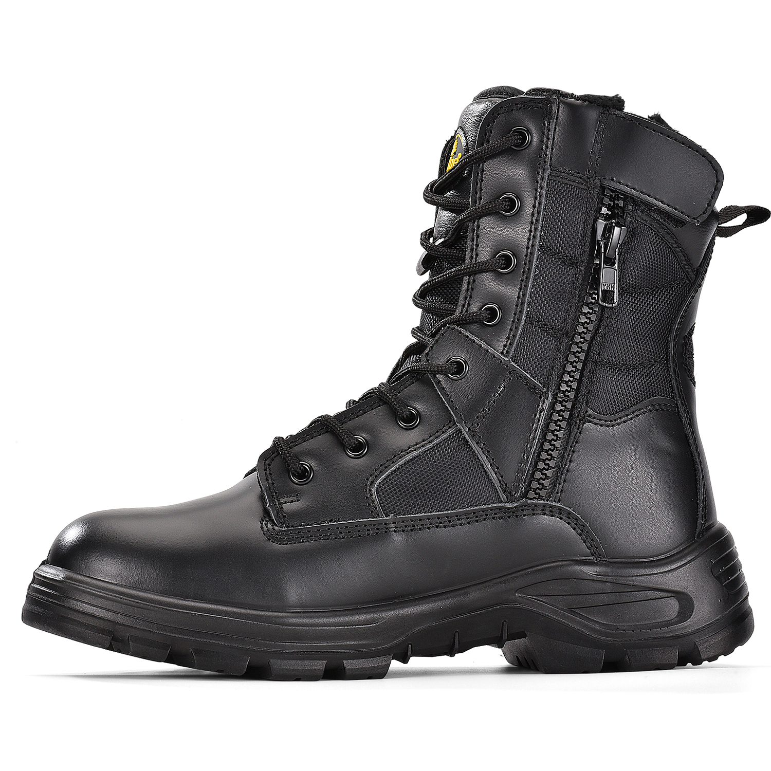 Safetoe Soft Toe Military Zip Design Work Boots