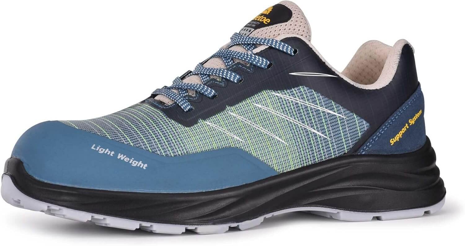 SAFETOE Breathable Composite Toe Safety Shoes with 3D Weaving Fabric Upper +TPU Print