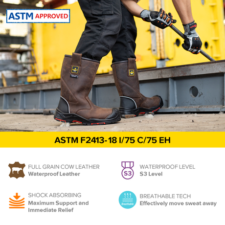Waterproof Boots Dewalt Tungsten Rigger Boots Size 11 DeWalt Safety Boots Cromwell Tools