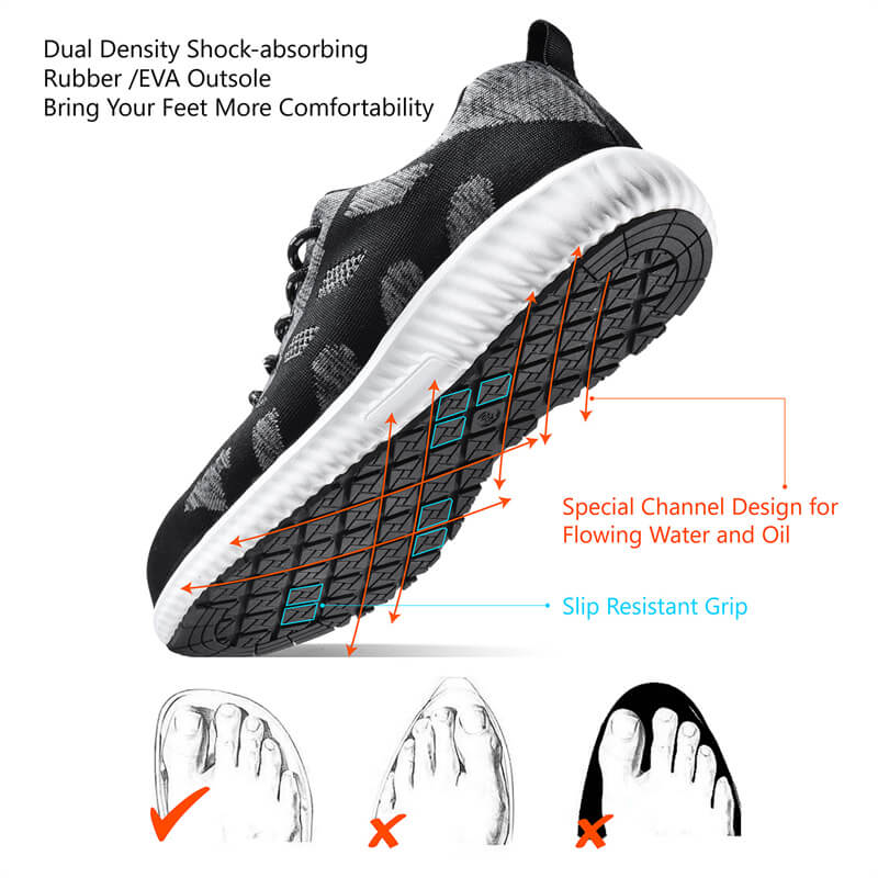 Safetoe Safety-toe Breathable Sports Safety Shoes 