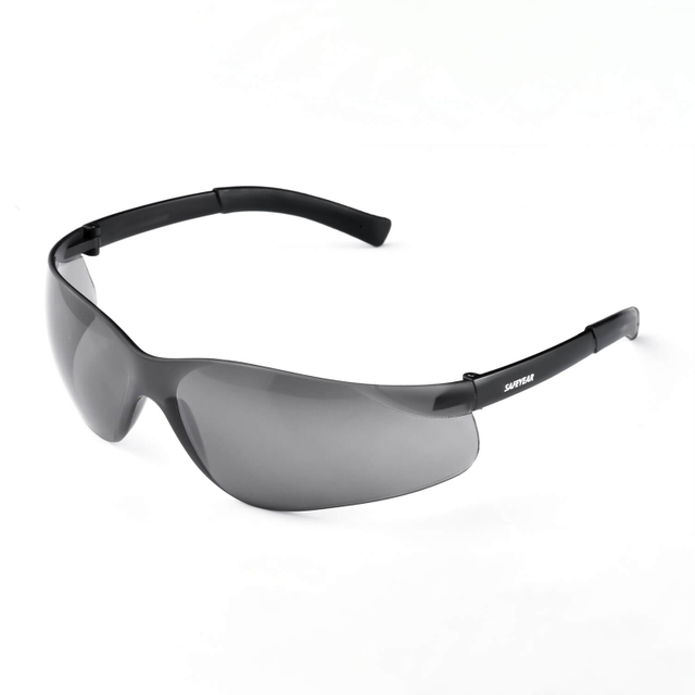 Safeyear 【12 Pair】Black Tinted Dark Lens Safety Glasses for Men & Women